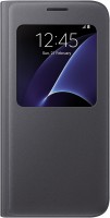 S-View Cover für Galaxy S7 schwarz