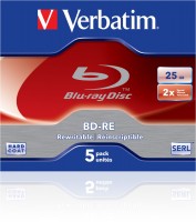 BD-RE SL 2x 25GB (5er Jewel Case) Blu-ray Disc