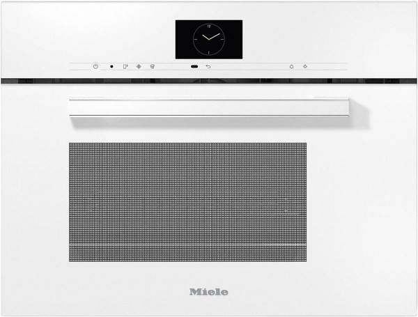 DGM 7640 Einbau-Dampfgarer mit Mikrowelle brillantweiß