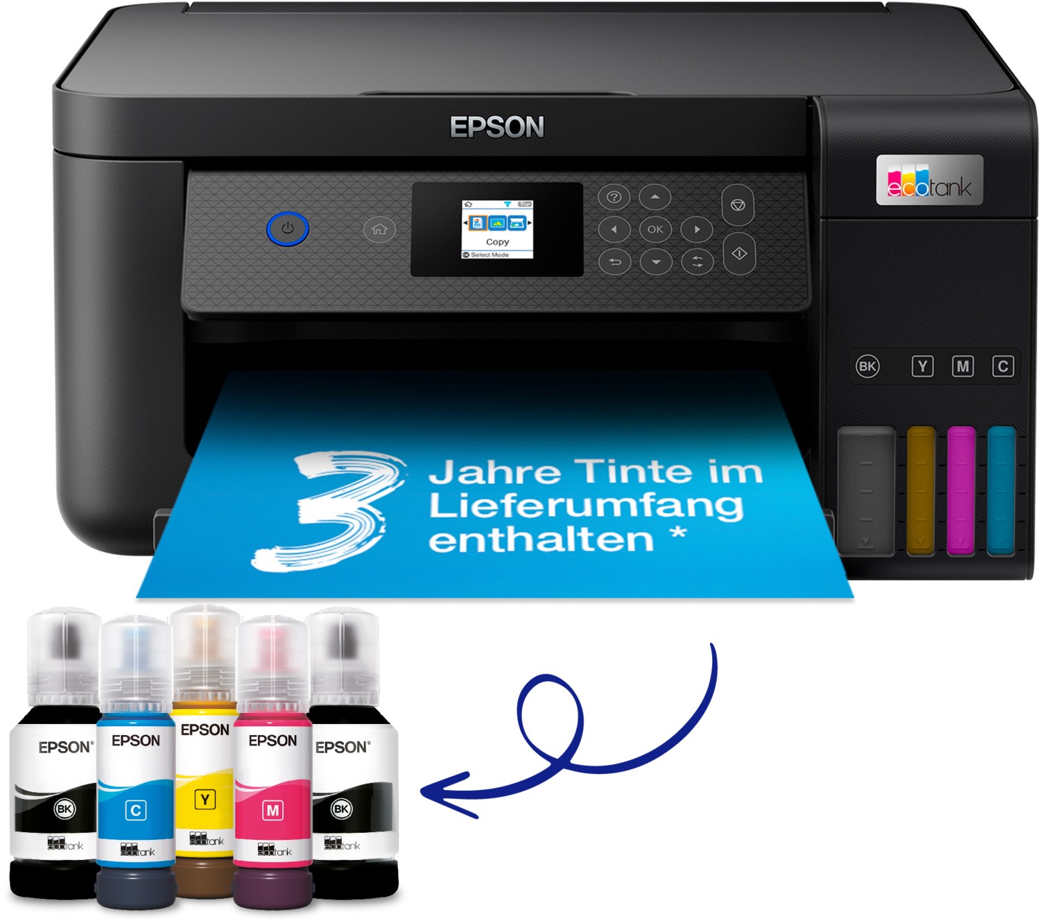 EcoTank ET-2814 Multifunktionsgerät Tinte schwarz