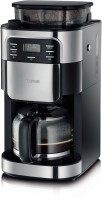 KA 4810 Filter-Kaffeemaschine mit integrierter Kaffeemühle edelstahl-gebürstet/schwarz