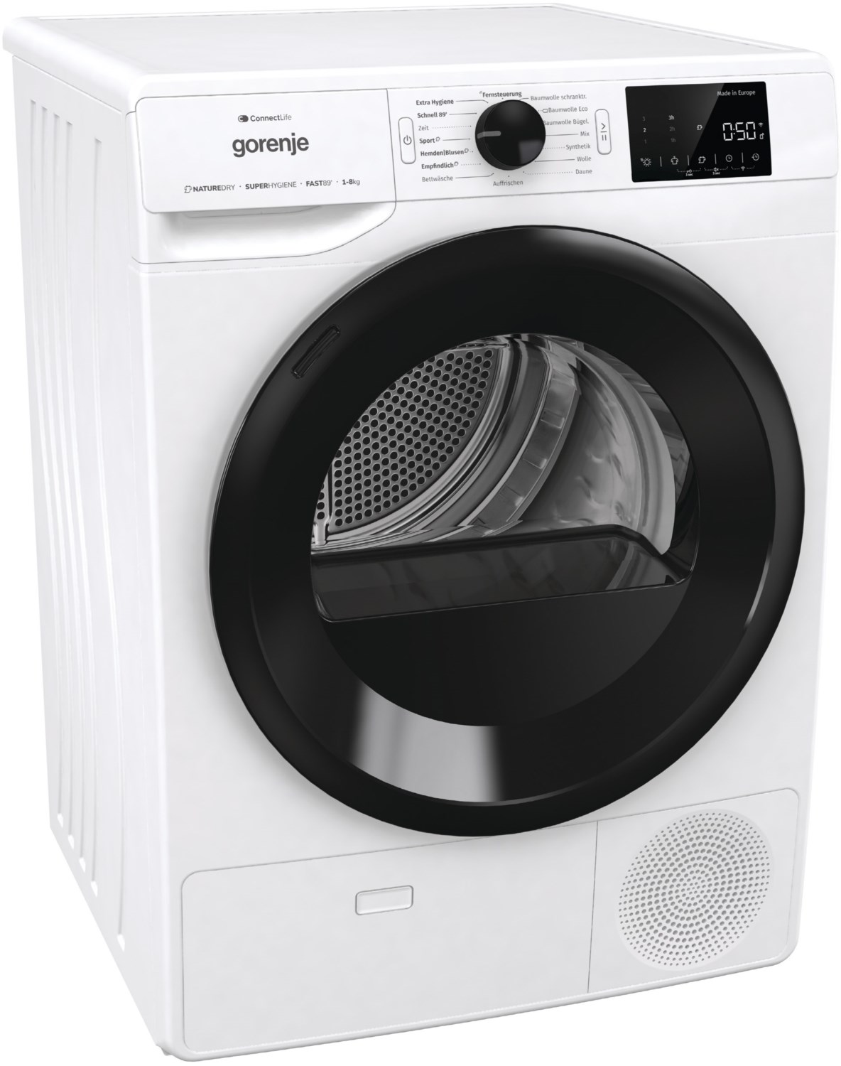 DPNE82/GN Wärmepumpentrockner weiß
