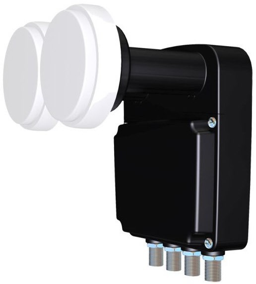 Monoblock Quad LNB Black Pro schwarz