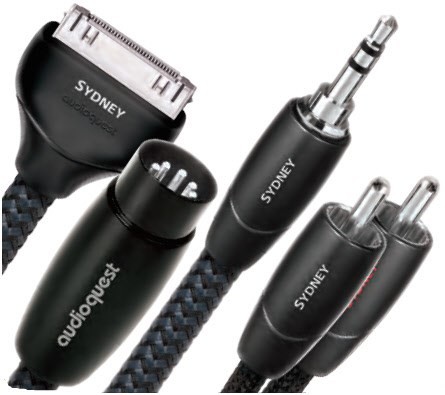 Sydney iPod>3,5mm Audiokabel mit iPod-Anschluss dunkel grau/schwarz
