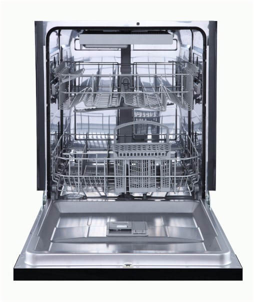 WGSP14-6DTI Teilintegrierter Einbau-Geschirrspüler 60 cm schwarz