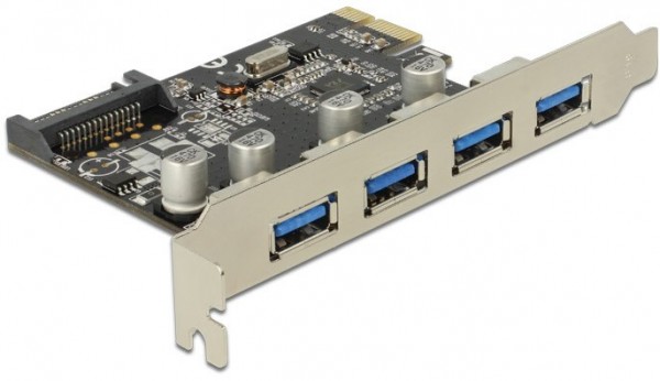 PCI Express > 4x USB 3.0 PCI-Karte