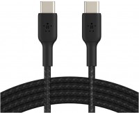 USB Type-C Kabel (1m) ummantelt schwarz