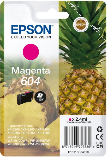 604 (2,4ml) Tintenpatrone magenta