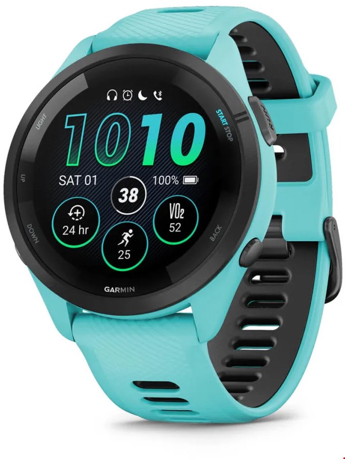 Forerunner 265 (46mm) Sportuhr türkisblau/schwarz
