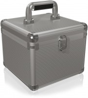 IB-AC628 Transportkoffer für 10x 3,5" silber
