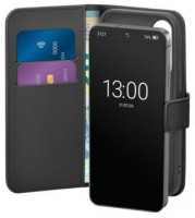 Eco-Leather Case für Galaxy S25 schwarz
