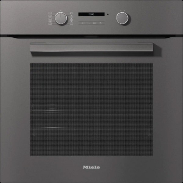 H 2861 BP Einbaubackofen graphitgrau, 76 l, schnelles Vorheizen, pyrolytische Selbstreinigung, 59,5 cm breit, A+