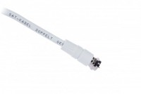 10m CoaxSat 2150+2 F-Stecker Sat-Antennenkabel weiß