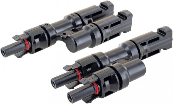 Solarstecker 2in1 Adapter (2Stk.) schwarz