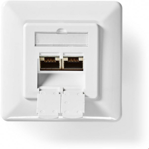 CCBW89200IV Netzwerk-Wanddose weiß
