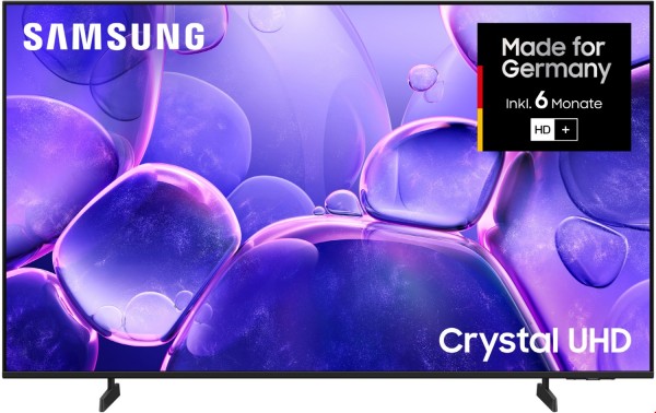 GU55U8079FU 138 cm (55") Crystal UHD LCD-TV mit LED-Technik schwarz, 4K Ultra HD, Smart-TV, DVB-T2/DVB-C/DVB-S2, Sprachsteuerung