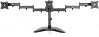 Dreifach Monitorständer 13-27" schwarz