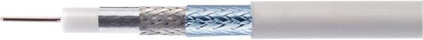 LCD 130A+ (100m) Koaxialkabel weiß
