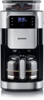 KA 4813 Filter-Kaffeemaschine mit integrierter Kaffeemühle edelstahl/schwarz