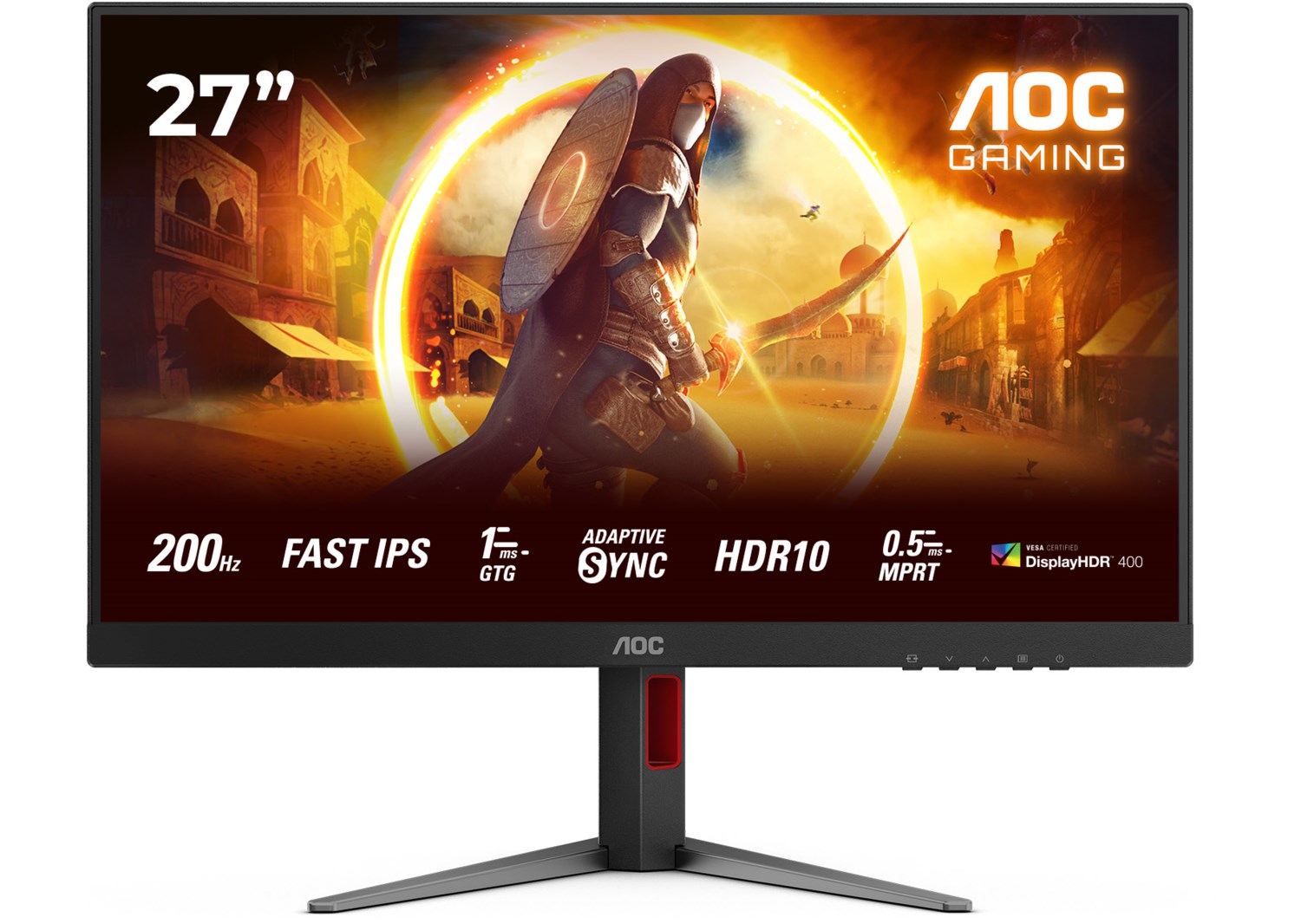 Image of 27G4HA 69 cm (27") Gaming Monitor schwarz/rot