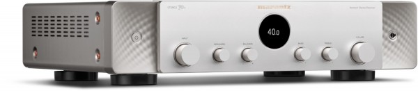Stereo 70s Netzwerk-Receiver silber-gold