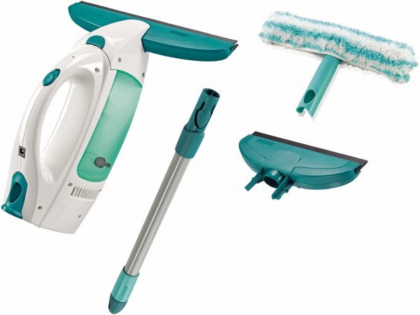 Dry&amp;Clean Komplettset Fenstersauger weiß/grün