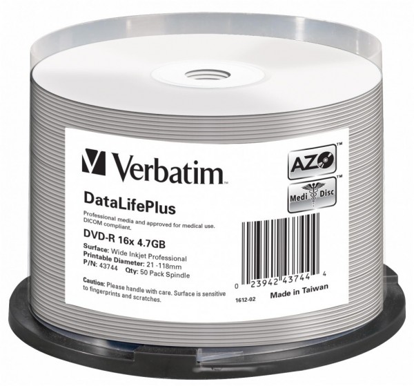 DVD-R AZO 16x 4.7GB (50er Spindel)