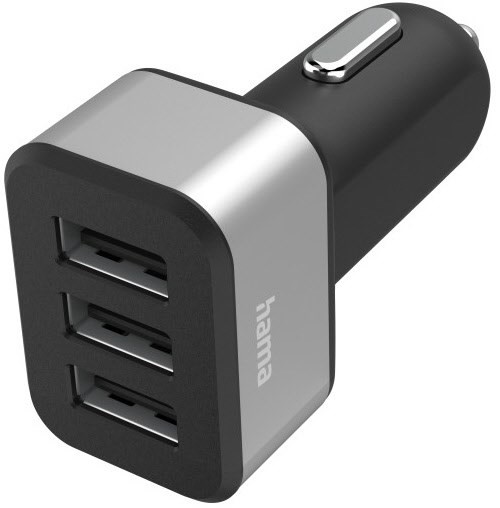 Kfz-Ladegerät 3-fach USB (12/24V)