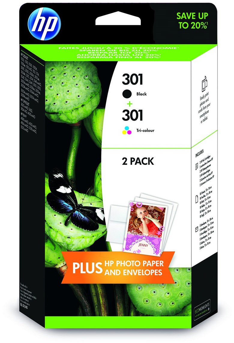 Nr. 301 Tinte Combo Content Pack 4-farbig
