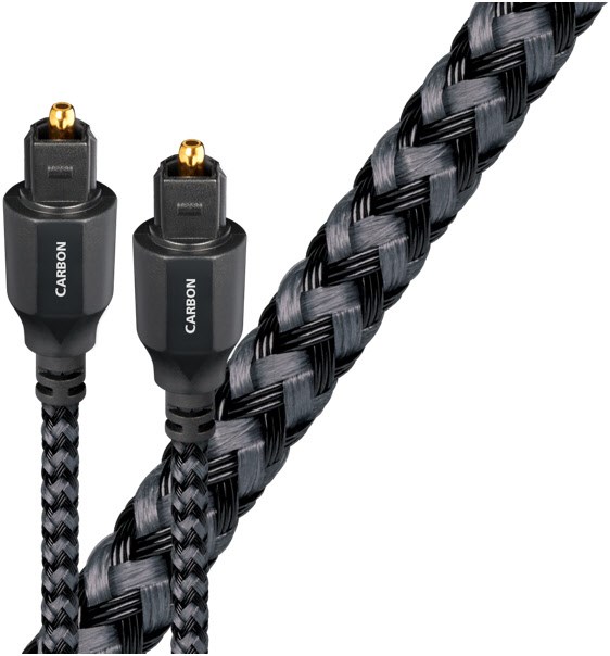 Carbon Optilink (0,75m) Audiokabel schwarz/grau