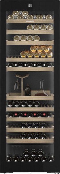WPgbi 7483-20 Weintemperierschrank black steel