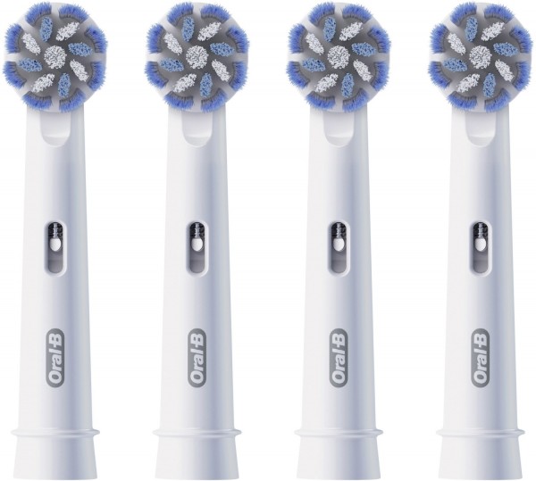 EB Pro Sensitive Clean 4er Ersatz-Zahnbürsten