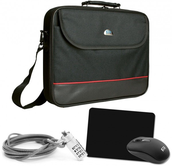 Laptop Starterset Trendline 17,3" schwarz