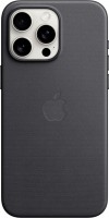 Feingewebe Case mit MagSafe für iPhone 15 Pro Max schwarz