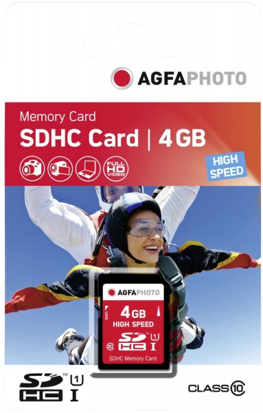 High Speed SDHC (4GB) Class 10 Speicherkarte