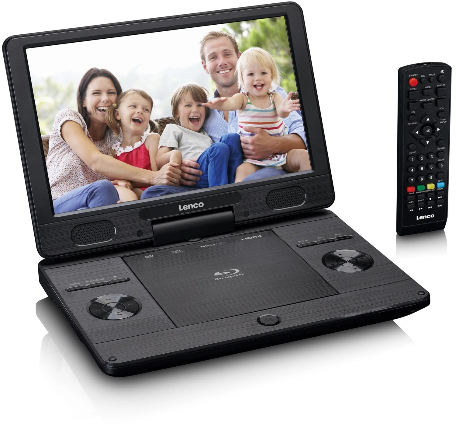 Image of BRP-1150 tragbarer DVD-Player mit Bildschirm schwarz