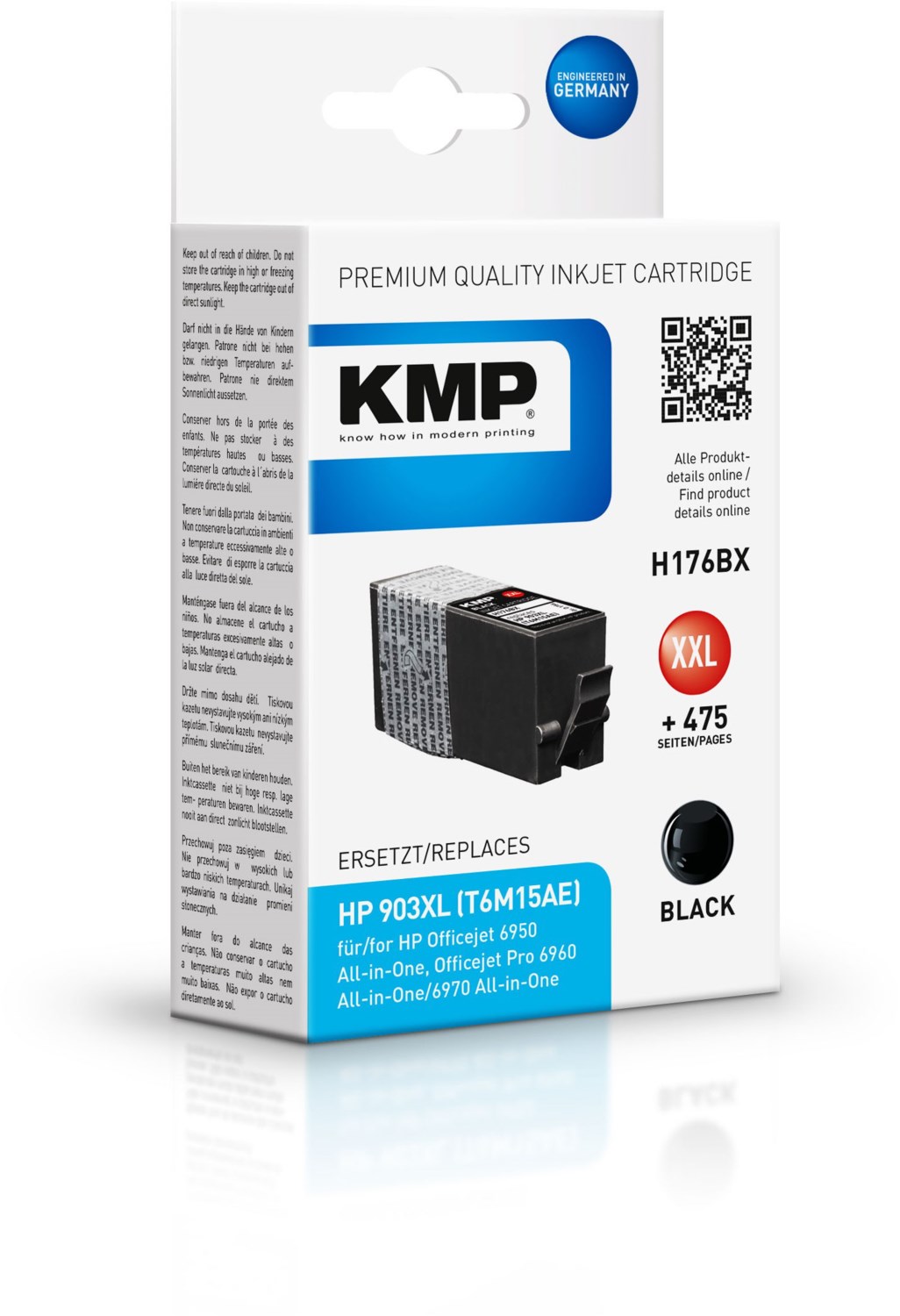 Image of H176BX (1.300 S.) Tintenpatrone ersetzt HP 903XXL (T6M15AE)
