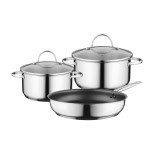 HZ9SE030 3-er Set best aus 2 Töpfen + 1 Pfanne Kochuntensil