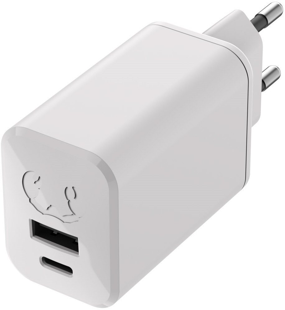 USB-A+C GaN Mini Charger (65W) Storm Grey