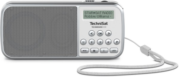 TechniRadio RDR Taschenradio weiß