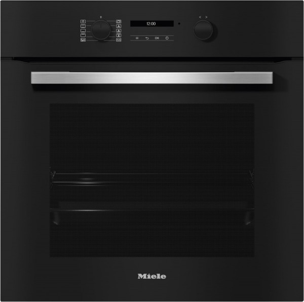 H 2766 B Einbaubackofen obsidianschwarz, schnelles Vorheizen, 59,5 cm breit, A+