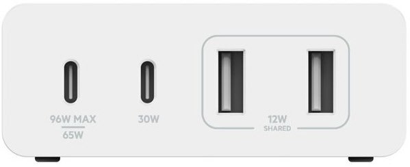 BoostCharge Pro Dual USB/-C (108W) Multi-Ladegerät weiß