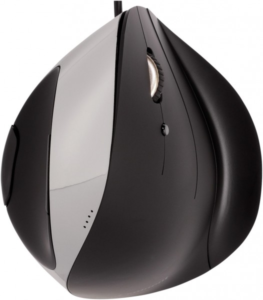 VerticalMouse 4 Linkshänder schwarz/silber