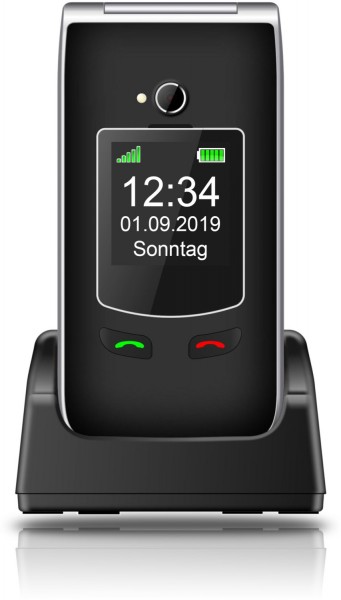 SL595 plus Seniorenhandy schwarz/silber