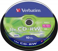 CD-RW 10x 700MB Datalife 10P Spin.