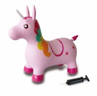 Hüpftier Einhorn mit Pumpe