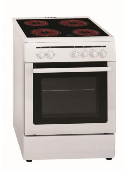 EH 4-60 GK 6 Elektroherd mit Glaskeramikfeld weiß, A