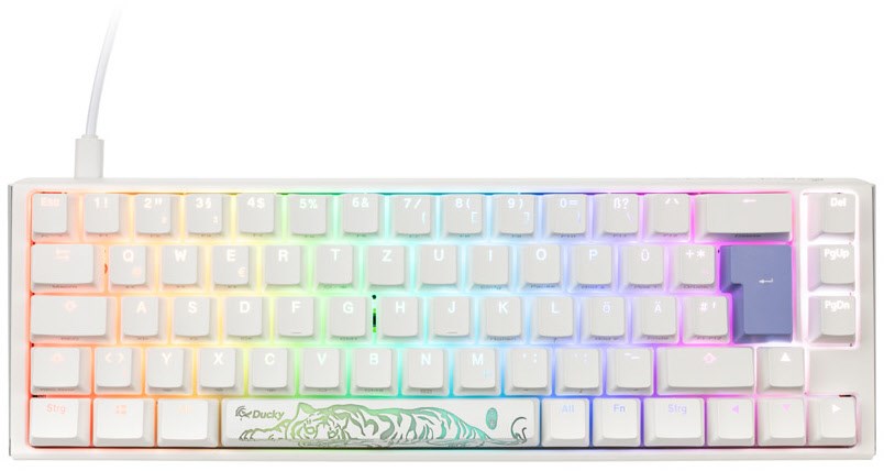 One 3 Classic SF (DE) Gaming Tastatur MX-Speed-Silver pure white