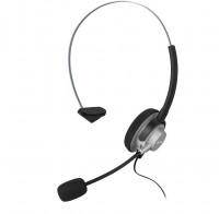 On-Ear-Headset für schnurlose Telefone schwarz/silber