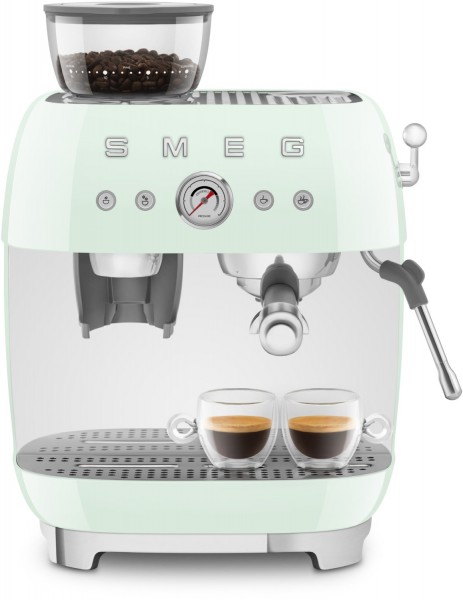 EGF03PGEU Siebträgermaschine pastellgrün, 20 bar, 2,4 l